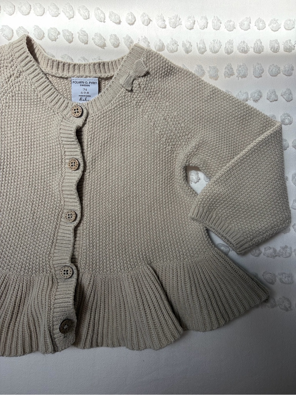 Polarn O Pyret Baby Cardigan - Picture 4 of 8